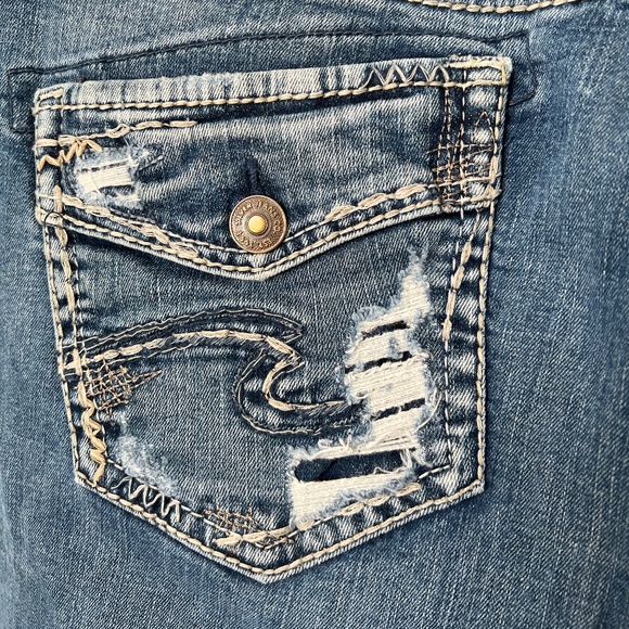 Silver Jeans - Suki Slim Boot - Size 20 Length 35 - Picture 6 of 10